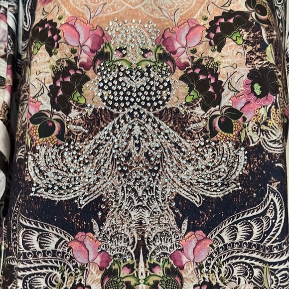 Cold Shoulder Short Sleeve Tunic - Picture 6 of 8